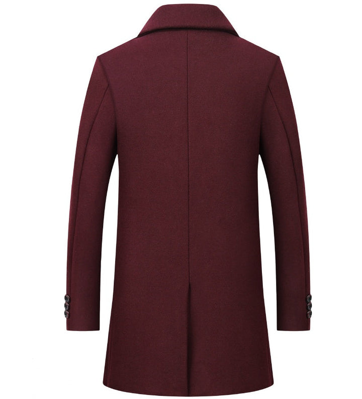 Elevate Your Wardrobe with Our Men's Woolen Coat