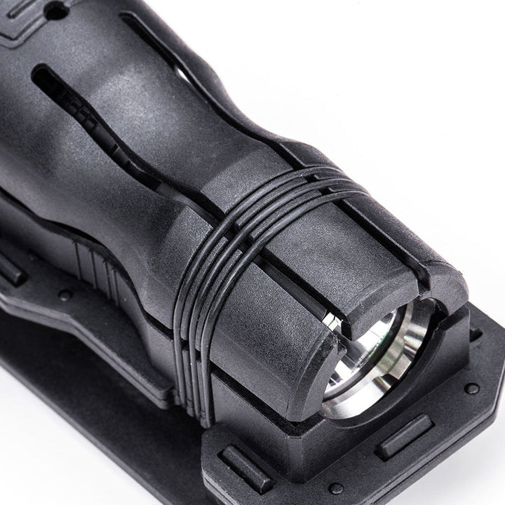 Illuminate Your Adventures with the 360-degree Rotating V6 Tactical Flashlight