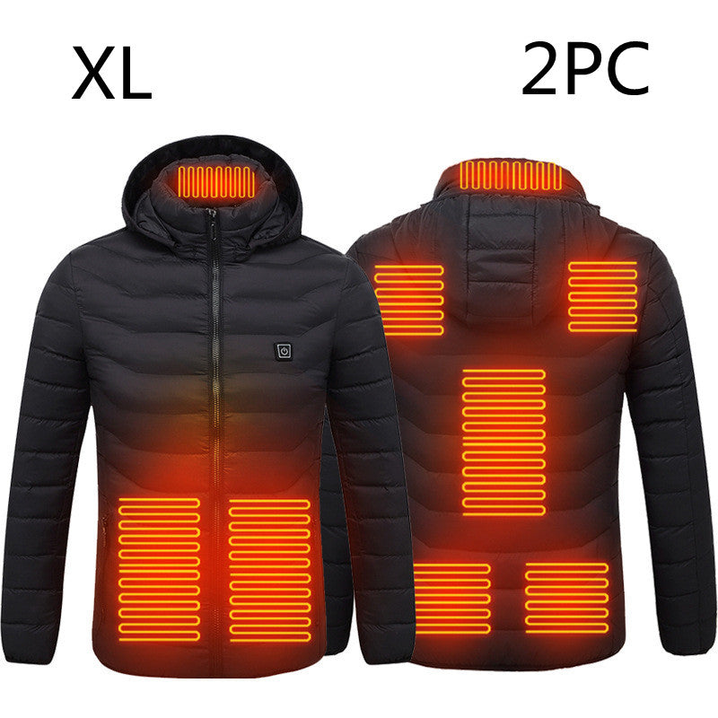Stay Warm and Stylish with the USB Electric Cotton Heater Jacket