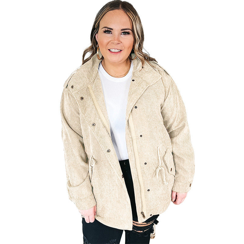 Plus Size Women's Jacket Coat Loose