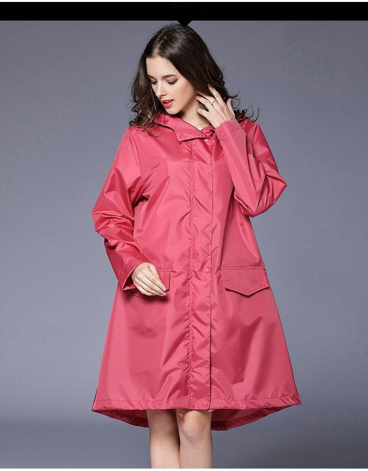 Women Camping long raincoat