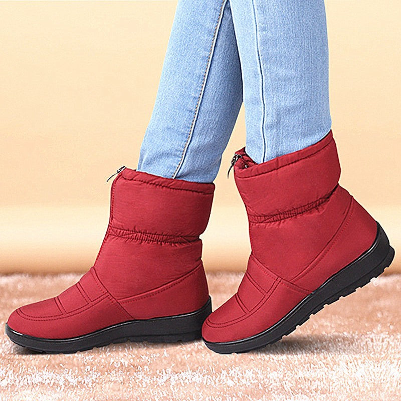 Winter ladies thick snow boots