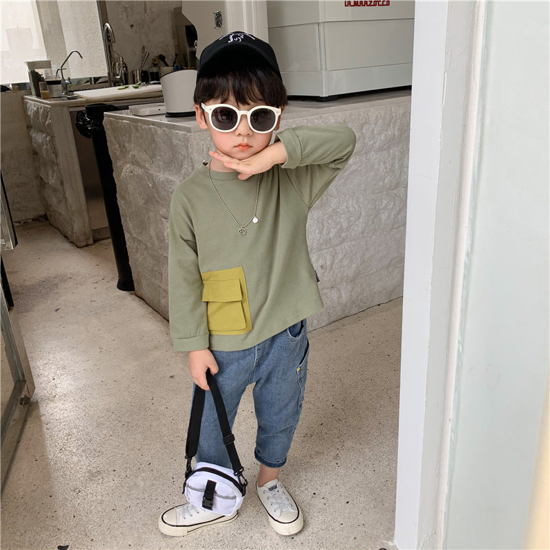 Kids Medium-Sized Pocket Round Top