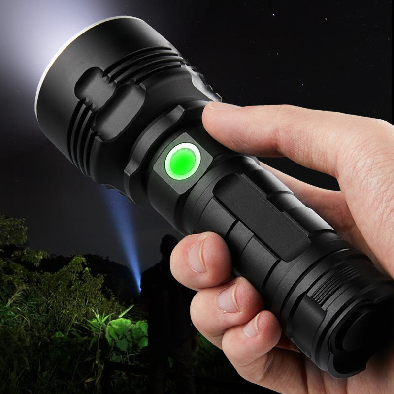 Strong Light Flashlight Rechargeable