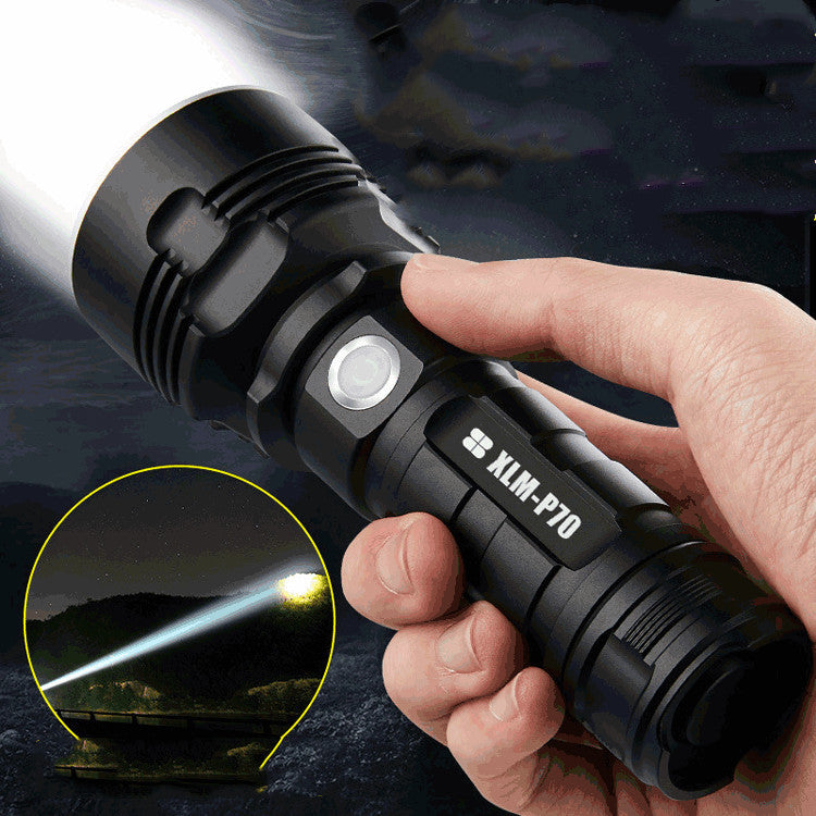Strong Light Flashlight Rechargeable