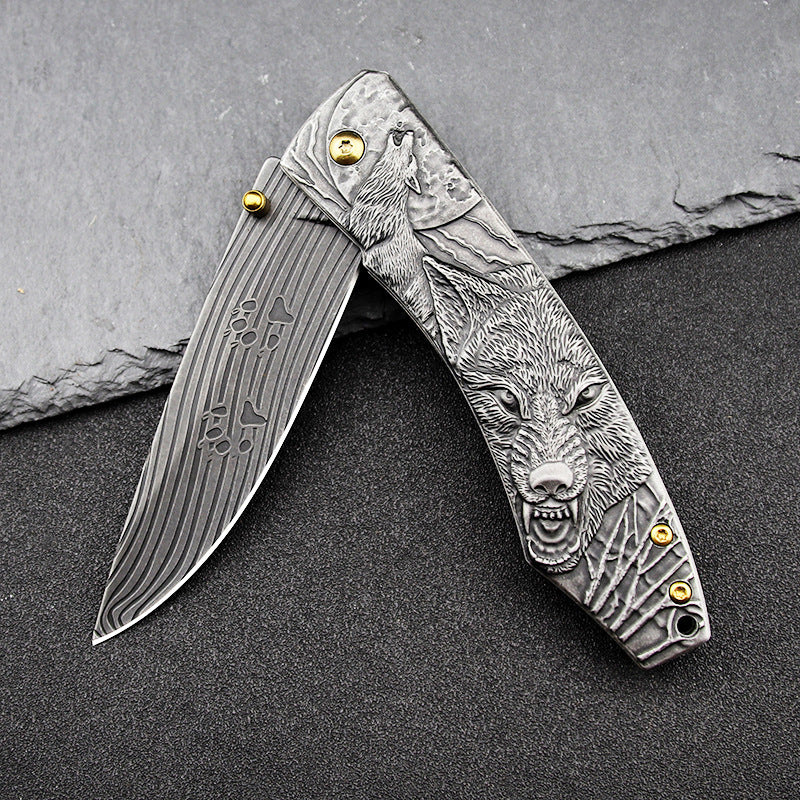 High Hardness Outdoor Hunting Folding Knife
