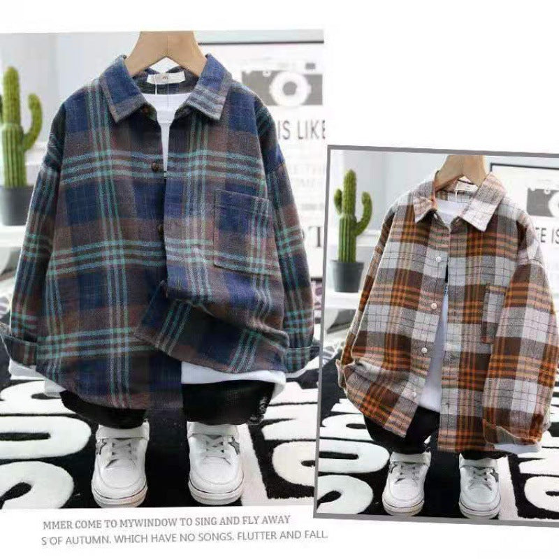 Kids Boys' Plaid Shirts