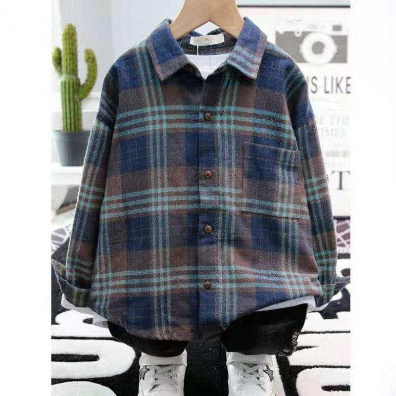 Kids Boys' Plaid Shirts
