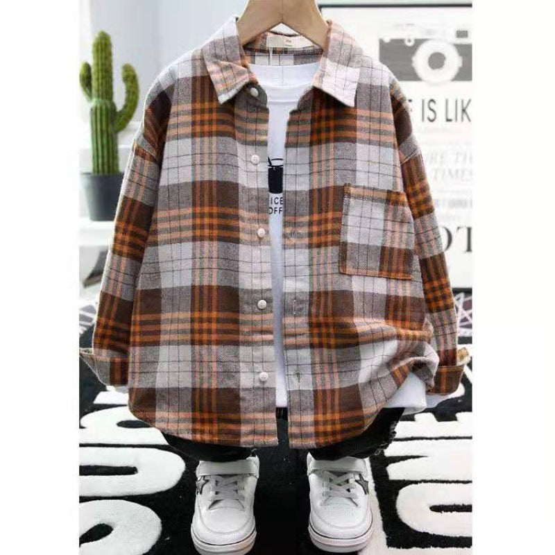 Kids Boys' Plaid Shirts