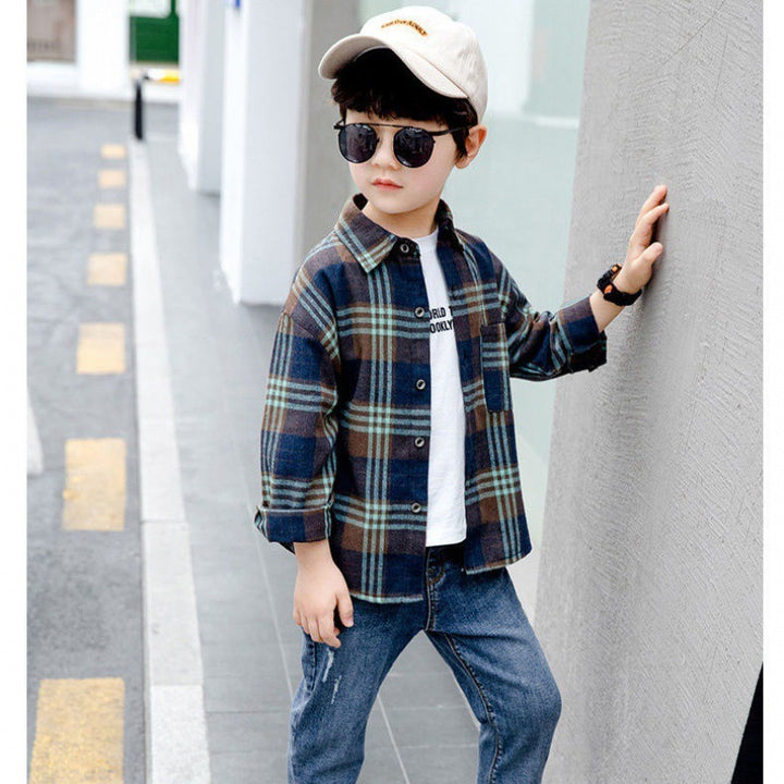 Kids Boys' Plaid Shirts