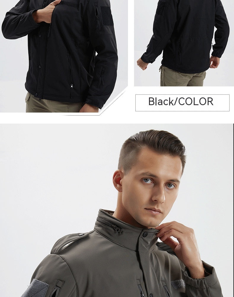 Men's Camouflage Waterproof Soft Shell Jacket