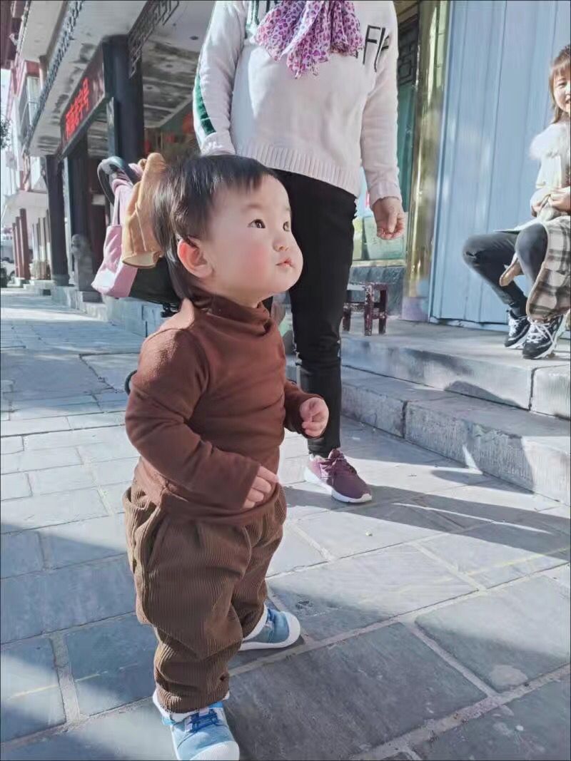 Kids Winter Long Sleeve T-shirts Warm Tops