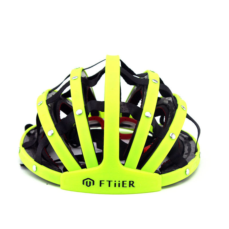 Folding mountain bike helmet