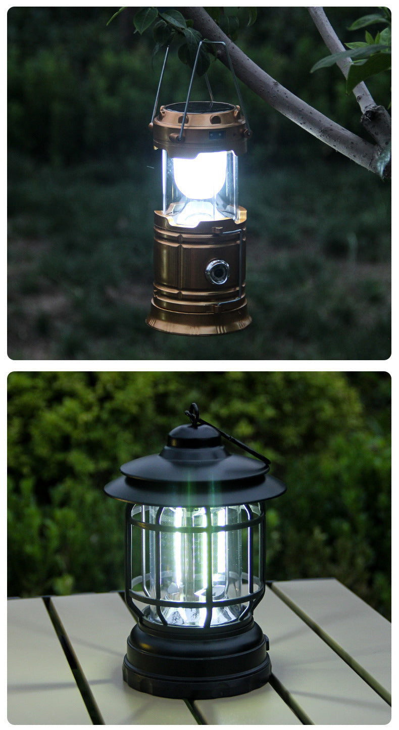 Outdoor Retro Revolving Camping Lantern