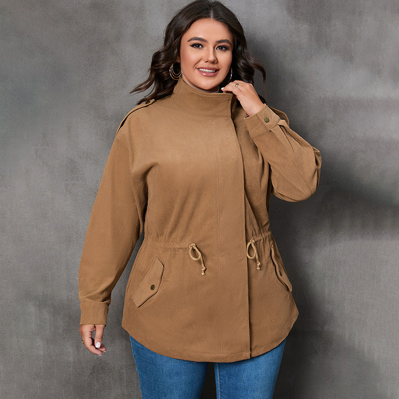 Plus Size Women's Jacket Coat Loose