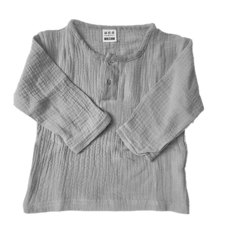 Kids Boys' Short-sleeved Cotton Tops