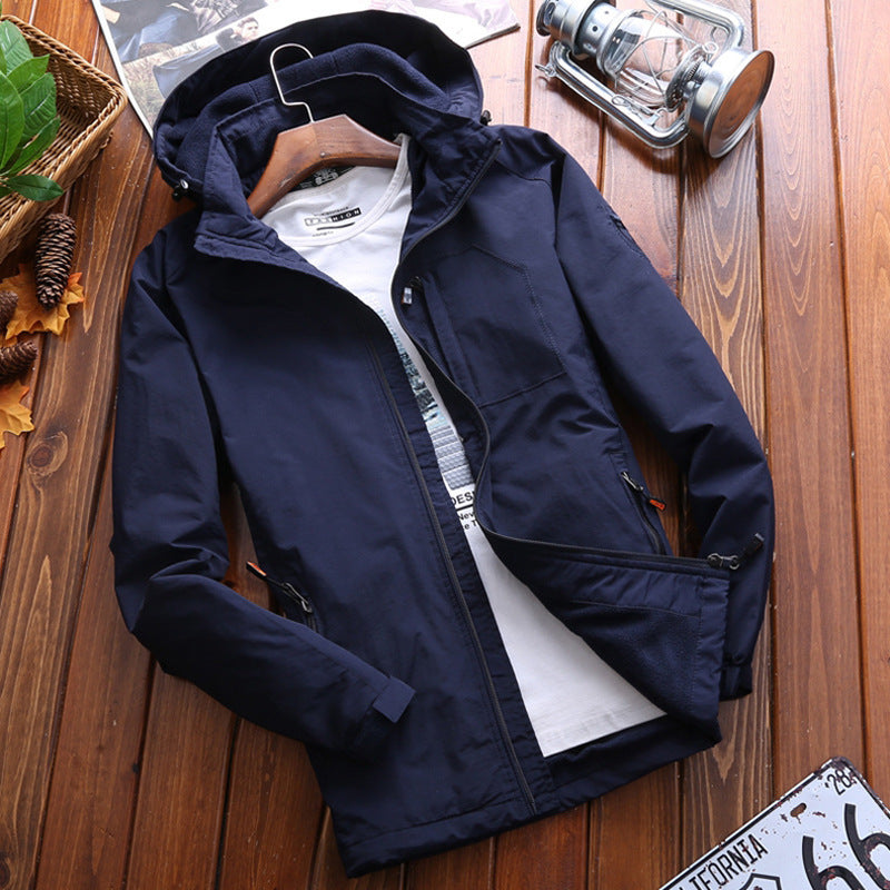 Winter outdoor mountaineering velvet jacket