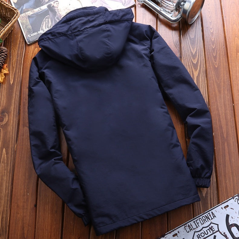 Winter outdoor mountaineering velvet jacket