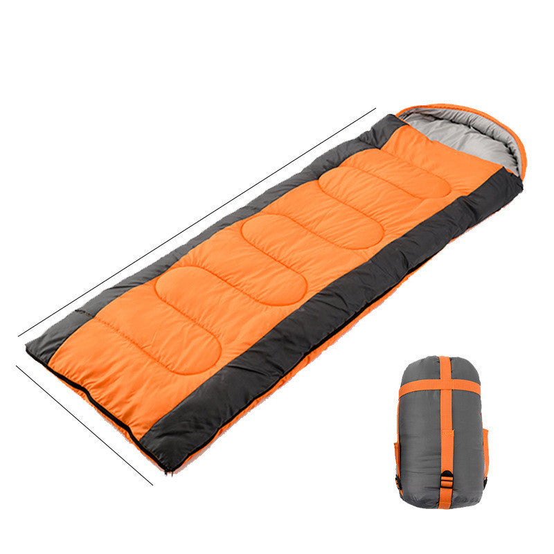 Outdoor Hooded Camping Envelope Sleeping Bag