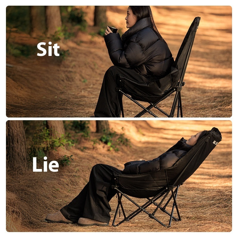 Camping Recliner Portable Thickened Chair