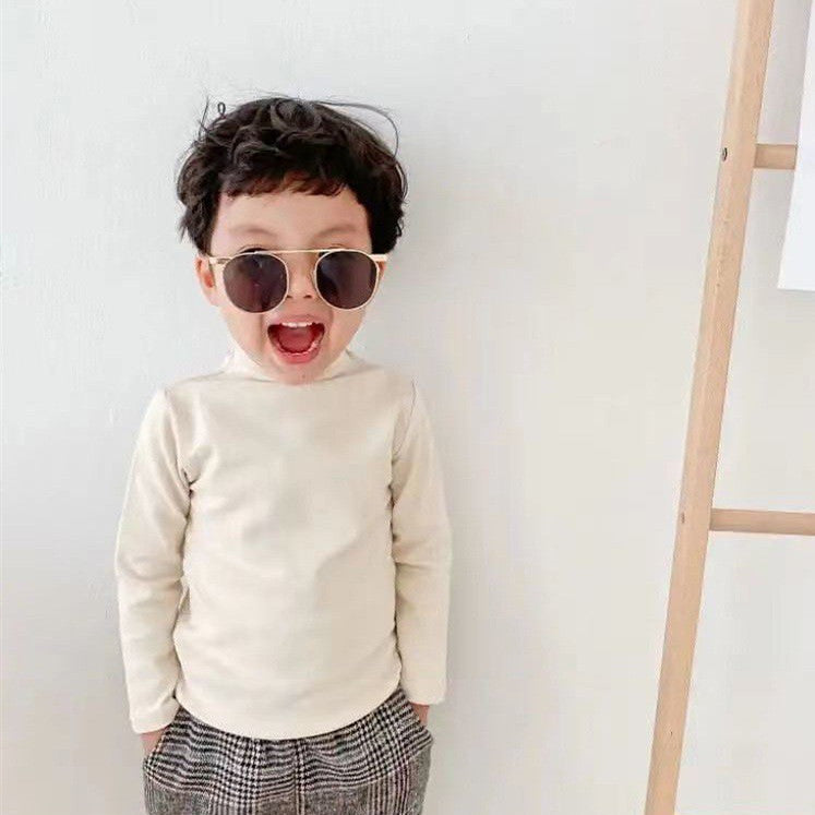 Kids Winter Long Sleeve T-shirts Warm Tops