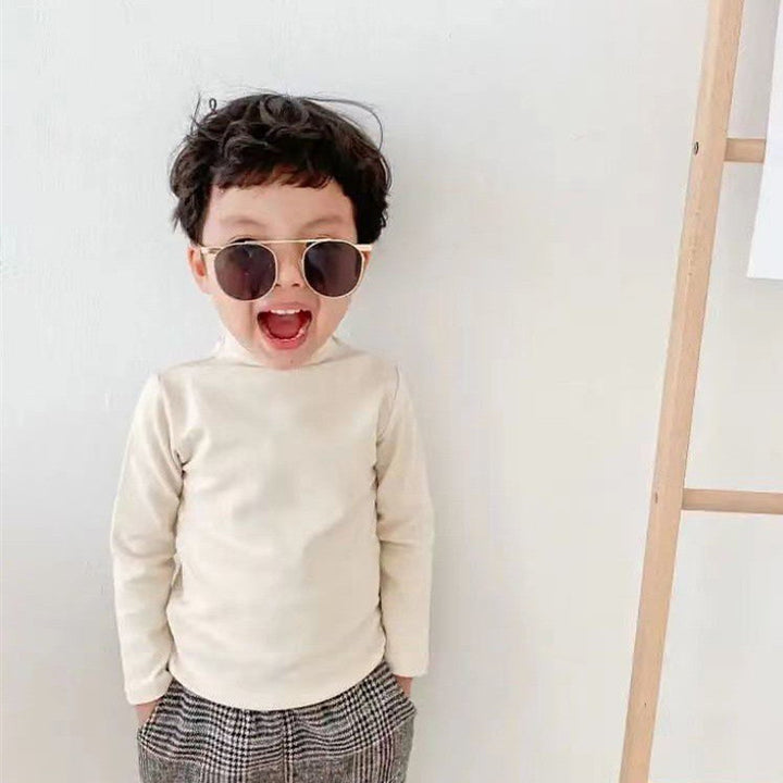 Kids Winter Long Sleeve T-shirts Warm Tops