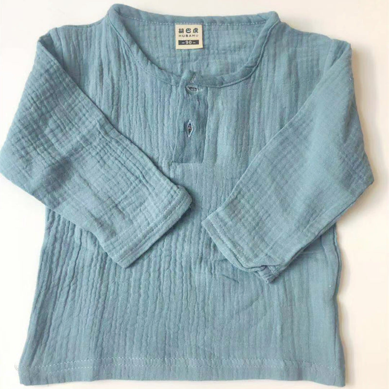 Kids Boys' Short-sleeved Cotton Tops