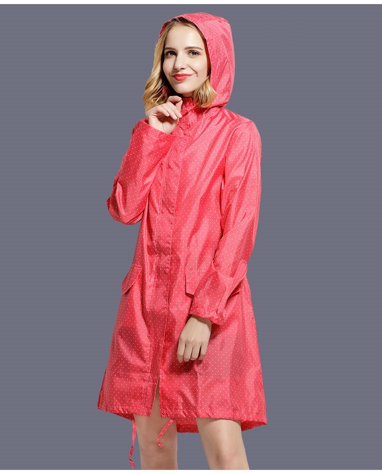 Women Camping long raincoat