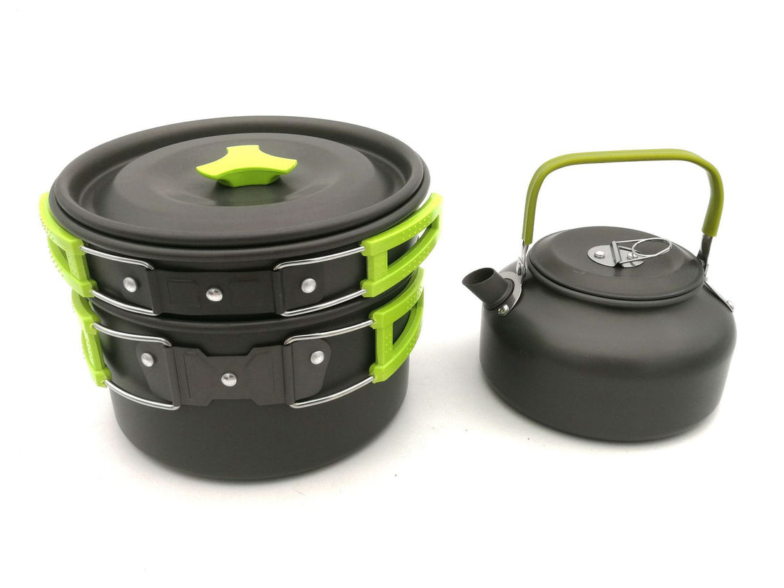Outdoor Camping Cookware Combination Teapot Set Meal