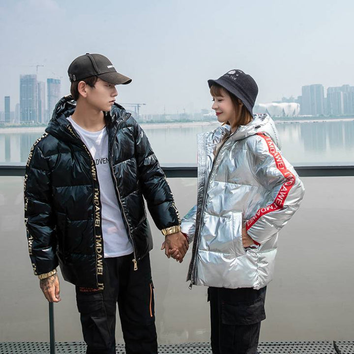 New Hooded Thick Loose Down Jacket