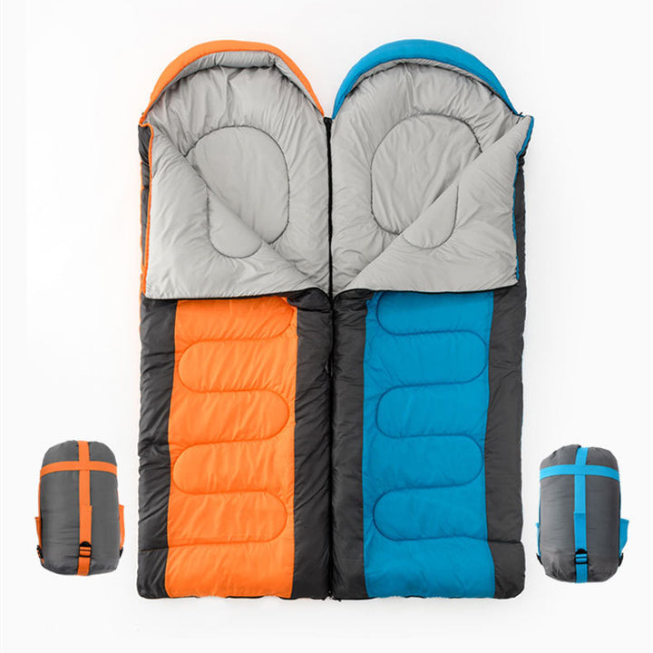 Outdoor Hooded Camping Envelope Sleeping Bag