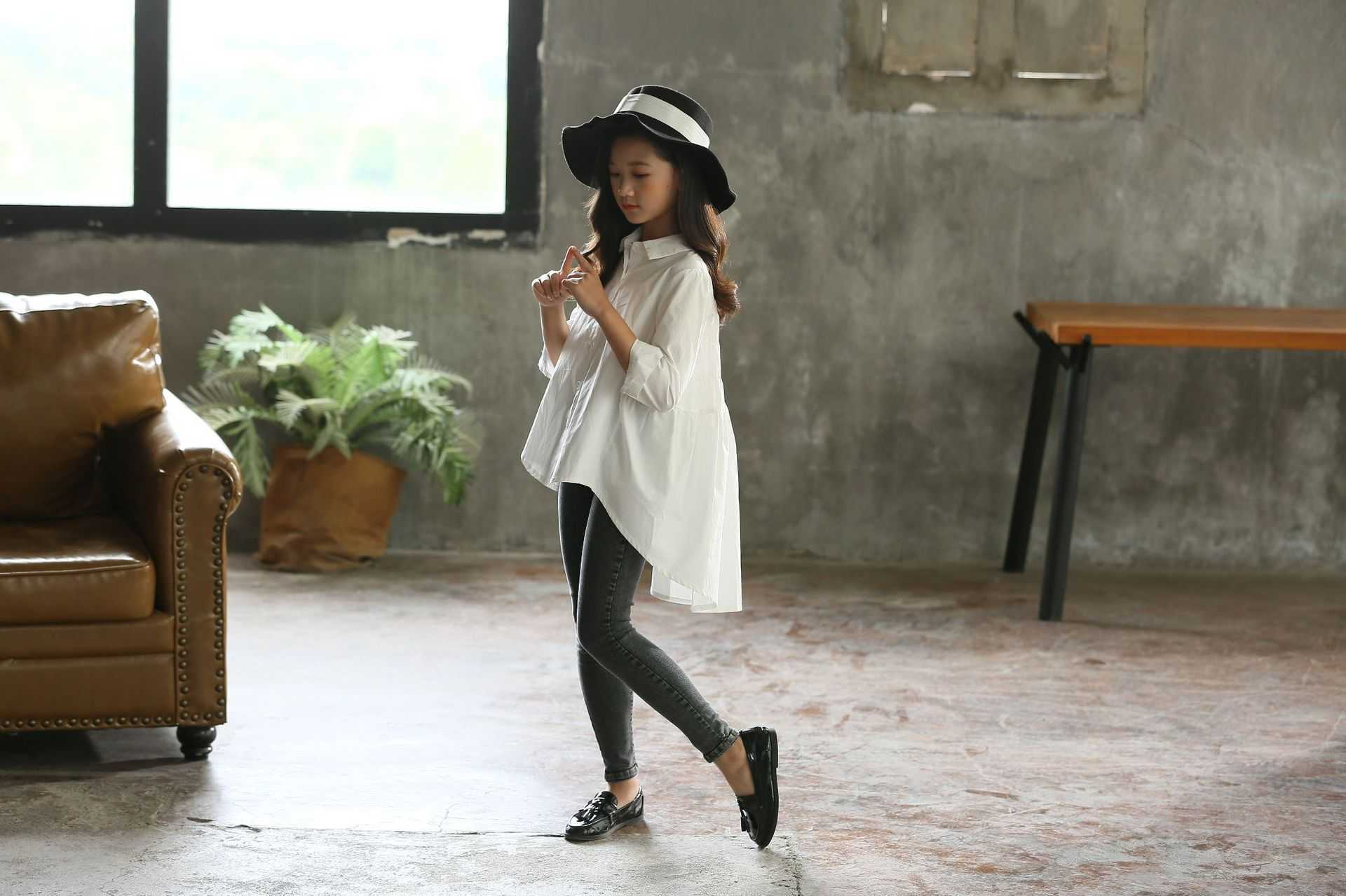 Big Kids Loose Fashionable Tops