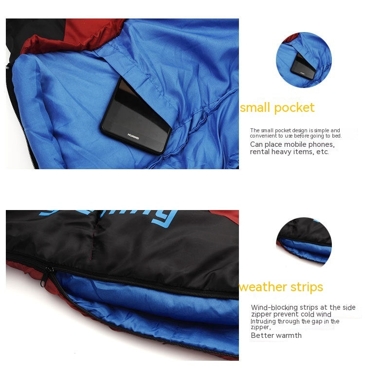 Outdoor Autumn And Winter Camping Sleeping Bag