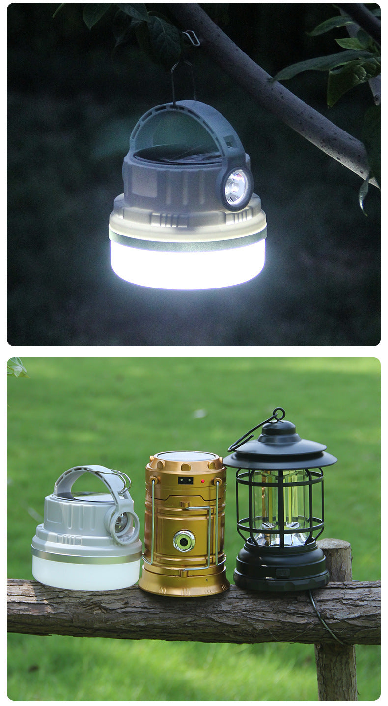 Outdoor Retro Revolving Camping Lantern