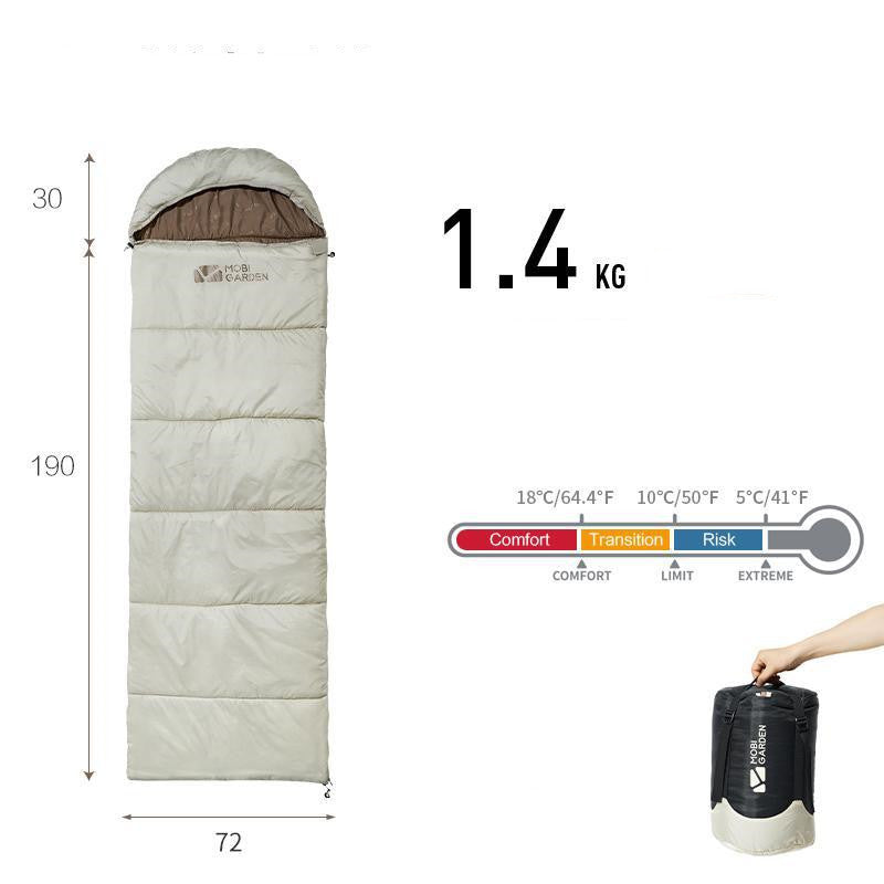 Outdoor Camping Thickened Winter Sleeping Bag