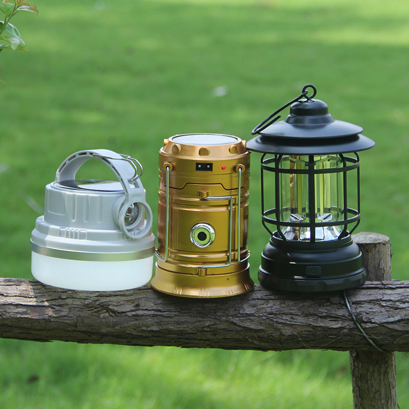 Outdoor Retro Revolving Camping Lantern
